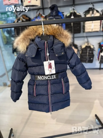 Зимно яке Moncler тип парка за момичета, снимка 3 - Детски якета и елеци - 52527239