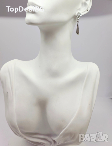 Сребърни обеци проба 925