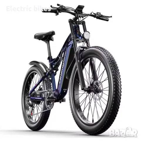 Електрически велосипед SHENGMILO MX03 Bafang 500W, 17.5Ah/48V, 26", снимка 3 - Велосипеди - 48323931