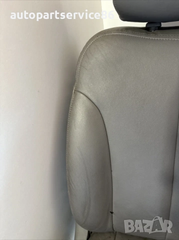 Предна дясна седалка кожена сива за KIA Carnival 2.9 CRDi (2006–2012), снимка 3 - Части - 53205278