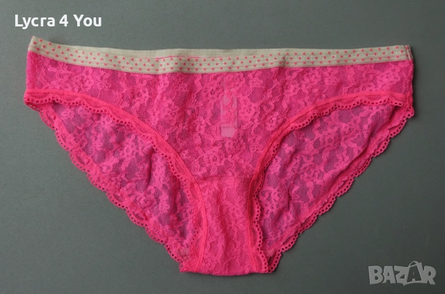 Victoria's Secret S розови дантелени бикини