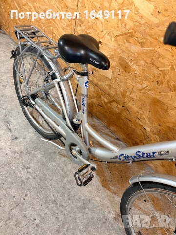 26цола ALU Sity Star алуминиев дамски градски велосипед колело[7ck-SRAM], снимка 5 - Велосипеди - 52749731
