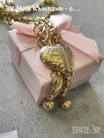 Като ново дамско златно колие 16.48гр 14к-60см , снимка 6 - Колиета, медальони, синджири - 54181037