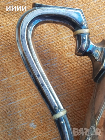 Посребрен чайник , снимка 4 - Антикварни и старинни предмети - 53781950