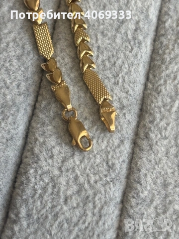 Златно колие 10.5гр 14карата, снимка 6 - Колиета, медальони, синджири - 54172390