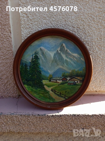 старинни картини маслени бои, снимка 2 - Картини - 53652706