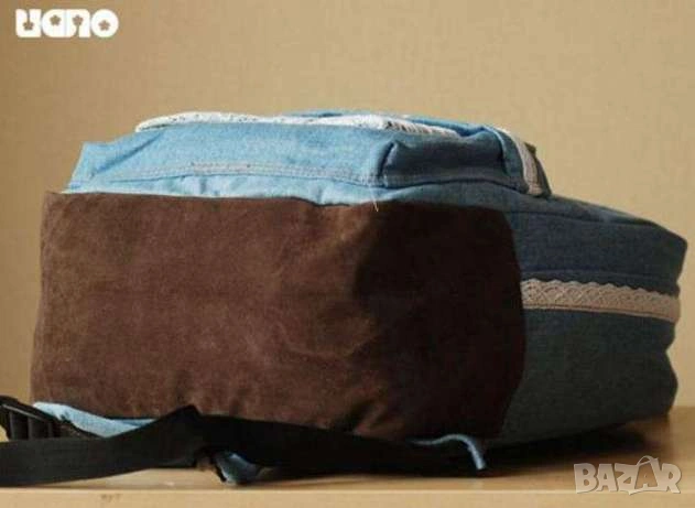 Бутикова раница ученическа чанта дамска с дантела, снимка 3 - Раници - 53644413