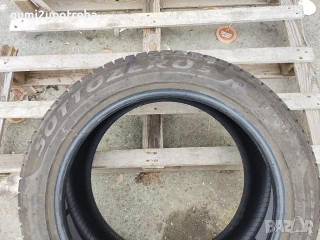 255/45/19 Pirelli Sotto Zero 2022г 7мм Tesla Единичка, снимка 4 - Гуми и джанти - 48004166