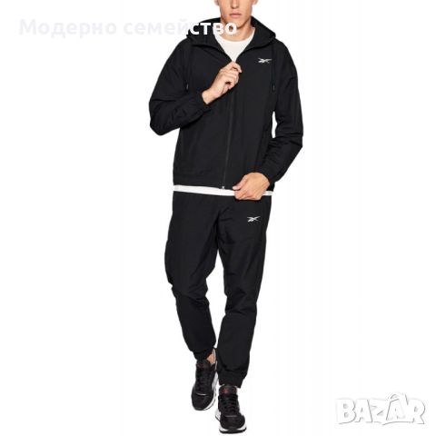 Мъжки спортен екип reebok techstyle tracksuit black, снимка 1 - Спортни дрехи, екипи - 46718044