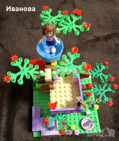 ЛЕГО ФРЕНДС- Дървестната Къща на Оливия-3065, снимка 4 - Конструктори - 51236743