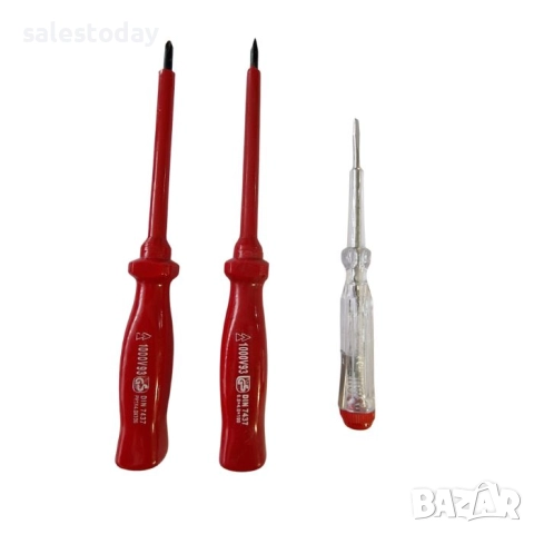 Комплект инструменти, Фазомер/ тестер, 5 части, снимка 3 - Аксесоари и консумативи - 52047726