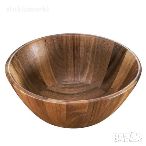 Дървена купа за салата – Натурална елегантност за вашата трапеза, снимка 1