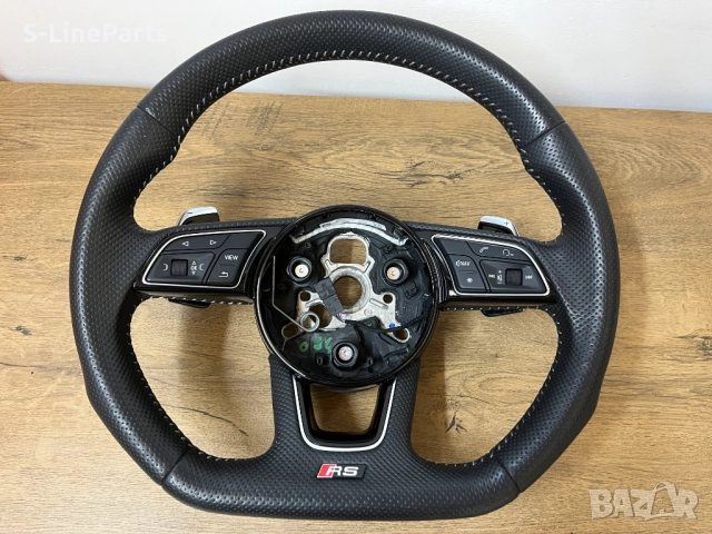 Оригинален скосен перфориран Мулти волан Audi RS4 Ауди РС4 audi