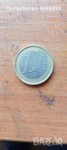 монета от едно евро от 2002 година, снимка 2 - Нумизматика и бонистика - 53923731