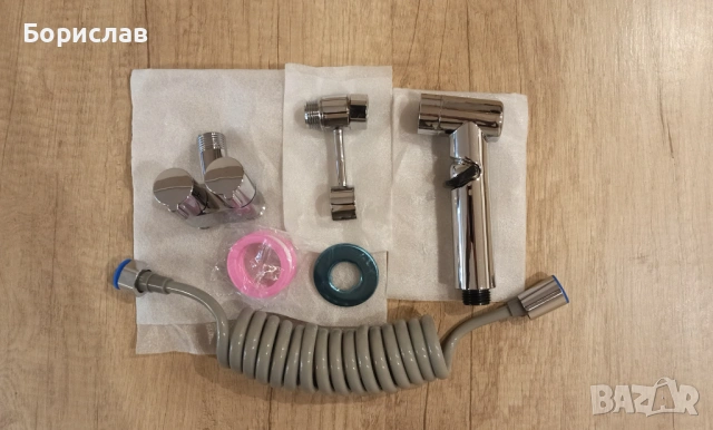 Хигиенен душ за тоалетна/биде - 3 ЦВЯТА, снимка 3 - Душове - 48624618