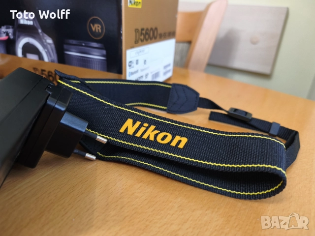 Фотоапарат Nikon D5600 + AF-P DX NIKKOR 18-55mm f/3.5-5.6G VR, снимка 14 - Фотоапарати - 52798481