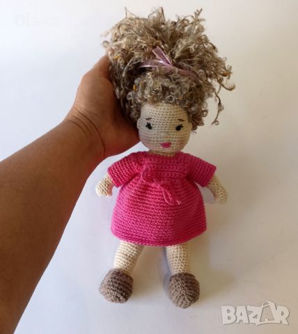 Плетени играчки, кукла ръчна изработка, подарък за момиче,  играчка ръчна изработка, снимка 8 - Кукли - 45387881