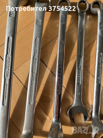 Ключ комбиниран гаечен и лула Ключове лули HAZET wiesemann matador gearwrench 11бр, снимка 3 - Ключове - 53139020