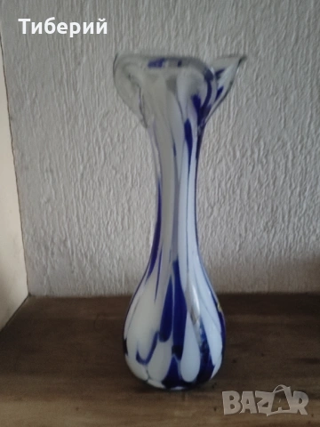 Стъклена ваза, снимка 8 - Вази - 54233060