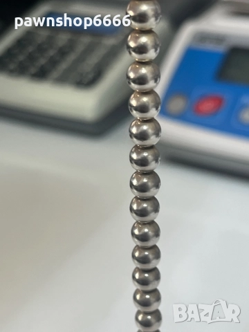 Сребърна гривна 925 ИТАЛИЯ, снимка 6 - Гривни - 51664140