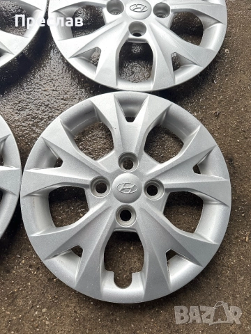 4 броя оригинални тасове за Hyundai I10 14, снимка 2 - Аксесоари и консумативи - 52675740