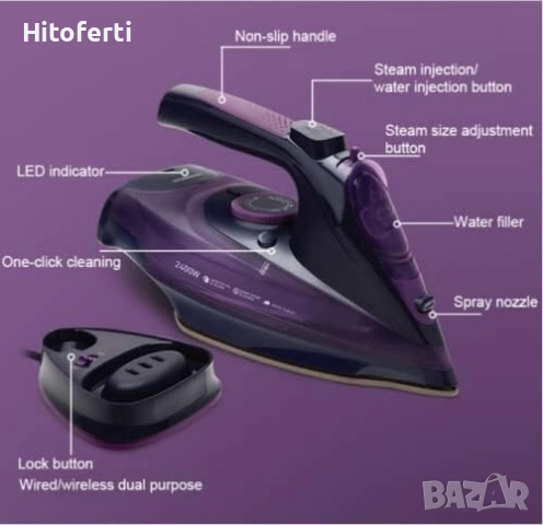 Безжична парна ютия Sokany SOK-2085