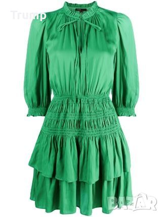 Елегантна къса рокля в зелено , снимка 2 - Рокли - 45206296