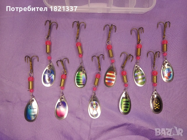 Комплект блесни за риболов , снимка 6 - Такъми - 53816158