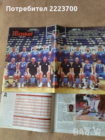Списание за баскетбол от 2008г. с постер, снимка 3 - Списания и комикси - 45907105