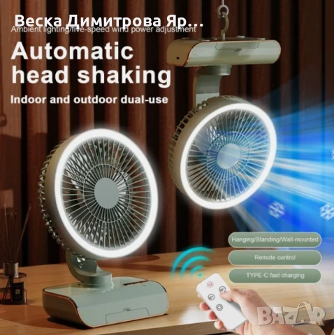 USB Вентилатор Rosberg – Мощност, Гъвкавост и Стил в Един Компактен Дизайн, снимка 3 - Вентилатори - 50540740