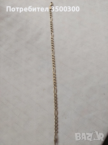 Продавам златна гривна 10гр /14 к. дължина 25 см. цената е 135 лв за грам