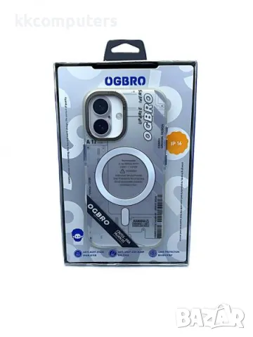 Калъф силикон OGBRO Simplicity MagSafe / Бял / за iPhone 16 6.1 Баркод : 3131592, снимка 2 - Калъфи, кейсове - 49234321