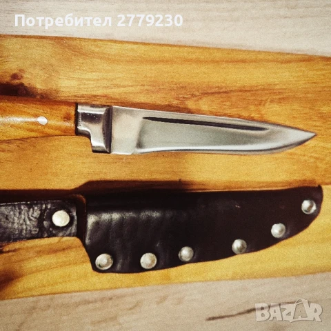 Стар масивен и здрав нож, снимка 2 - Други ценни предмети - 51427164