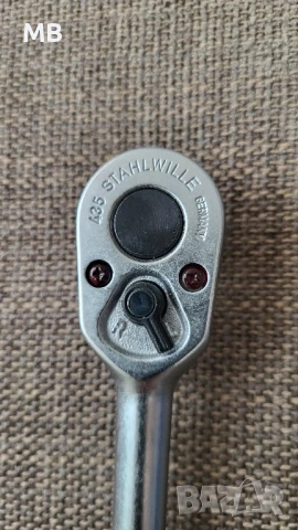 Stahlwille 435 Germany 3/8 топ тресчотка, снимка 2 - Гедорета - 50504378