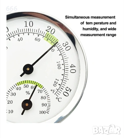 Мини термометър с корпус от алуминиева сплав, пластмасов калъф, за употреба на закрито и открито, снимка 3 - Други стоки за дома - 54031395