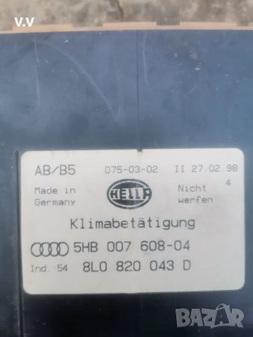 управление за климатроник AUDI A3, снимка 3 - Части - 46835281