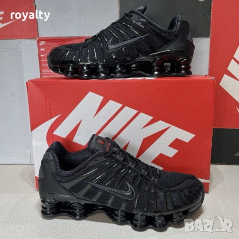 Nike Shox TL Triple Black Маратонки 36-46 Номер 