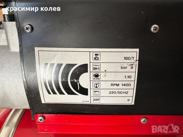 немски  маслен компресор " T.I.P"/24 l/, снимка 8 - Компресори - 53850320