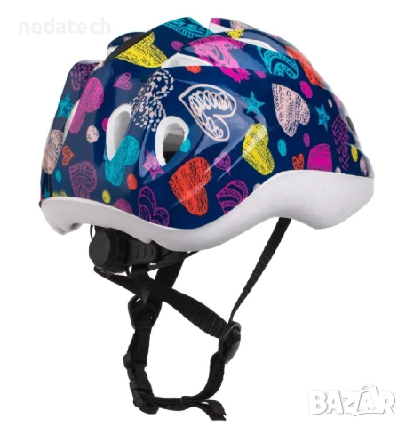 Велосипедна каска, Син, 52-56 см., снимка 2 - Аксесоари за велосипеди - 50946126