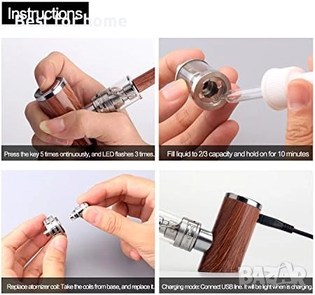 Kamry K1000 Plus 30W Класическа електронна цигара, снимка 5 - Друга електроника - 53913835