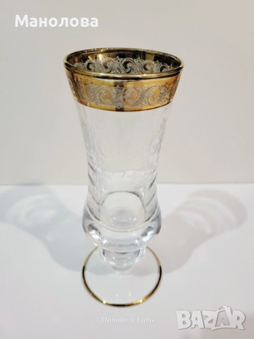 Комплект кристални чаши Murano Medici за допълнение на сервиз., снимка 5 - Други ценни предмети - 53195975