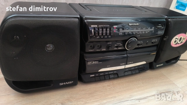 SHARP WF-930H, снимка 5 - Радиокасетофони, транзистори - 53756017