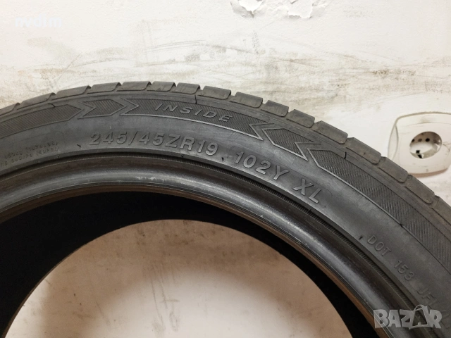  1 бр. 245/45/19 Sailun / лятна гума, снимка 4 - Гуми и джанти - 54049155