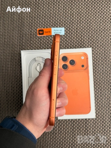 НОВ! 256Gb *ЛИЗИНГ* iPhone 17 Pro Cosmic Orange / ГАРАНЦИЯ Айфон, снимка 10 - Apple iPhone - 53691445
