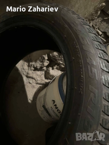 Зими гуми Пирели 245/45/18 2 броя, снимка 4 - Гуми и джанти - 52664182