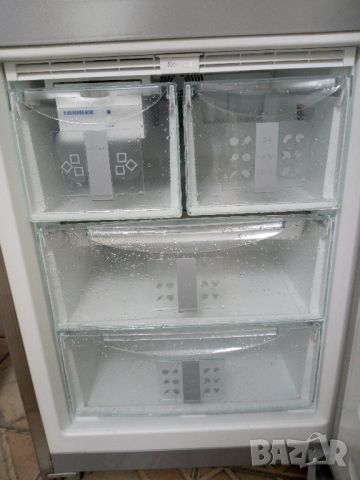 Иноксов комбиниран хладилник с фризер с ледогенератор Liebherr 2 години гаранция!, снимка 5 - Хладилници - 45198991