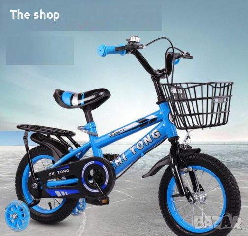 Детски велосипед с кош (001) - 2 цвята, снимка 2 - Детски велосипеди, триколки и коли - 46255158