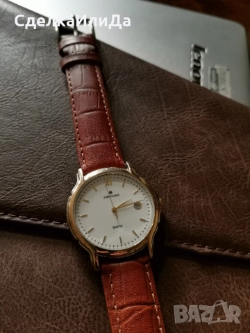 Junghans quartz Ръчен часовник с позлата 