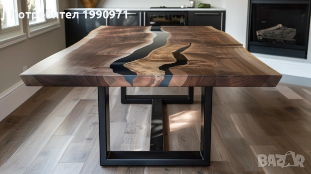 Уникална маса ръчна изработка по поръчка, снимка 2 - Маси - 53726675