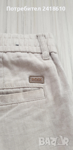 Hugo Boss Chino  Len /  Cotton Short Mens Size L - 34  ОРИГИНАЛ! Мъжки Къси Панталони!, снимка 9 - Къси панталони - 54208346